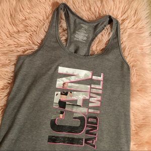 Danskin Workout Loose Grey Tanktop Size L